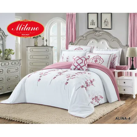 Milanobedlinen Comforter Alina Printed King 9pcs Set